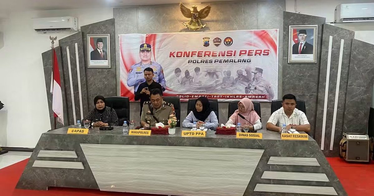 Polres Pemalang Gelar Konferensi Pers Kasus Meninggalnya Pelajar SD