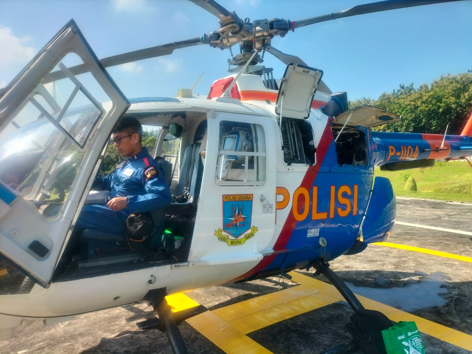 Polda Jateng Siagakan Helikopter Ambulans Udara di GT Kalikangkung, Perkuat Penanganan Darurat Selama Operasi Ketupat Candi 2026