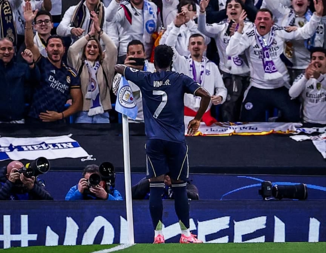 Hasil Man City vs Real Madrid: Brace Vinicius Junior Hancurkan 10 Pemain The Citizens di Etihad