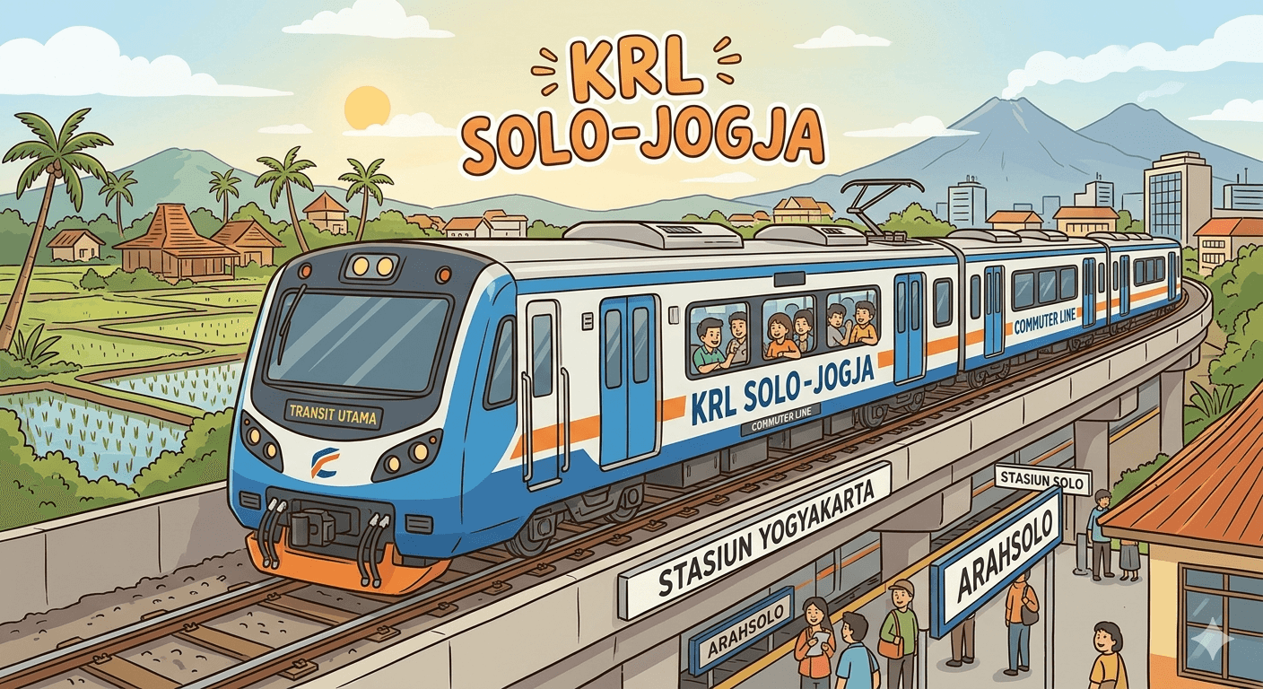 KRL Solo-Jogja Minggu 19 April 2026: Rute 13 Stasiun, Jadwal Terbaru & Tarif Flat Rp8.000