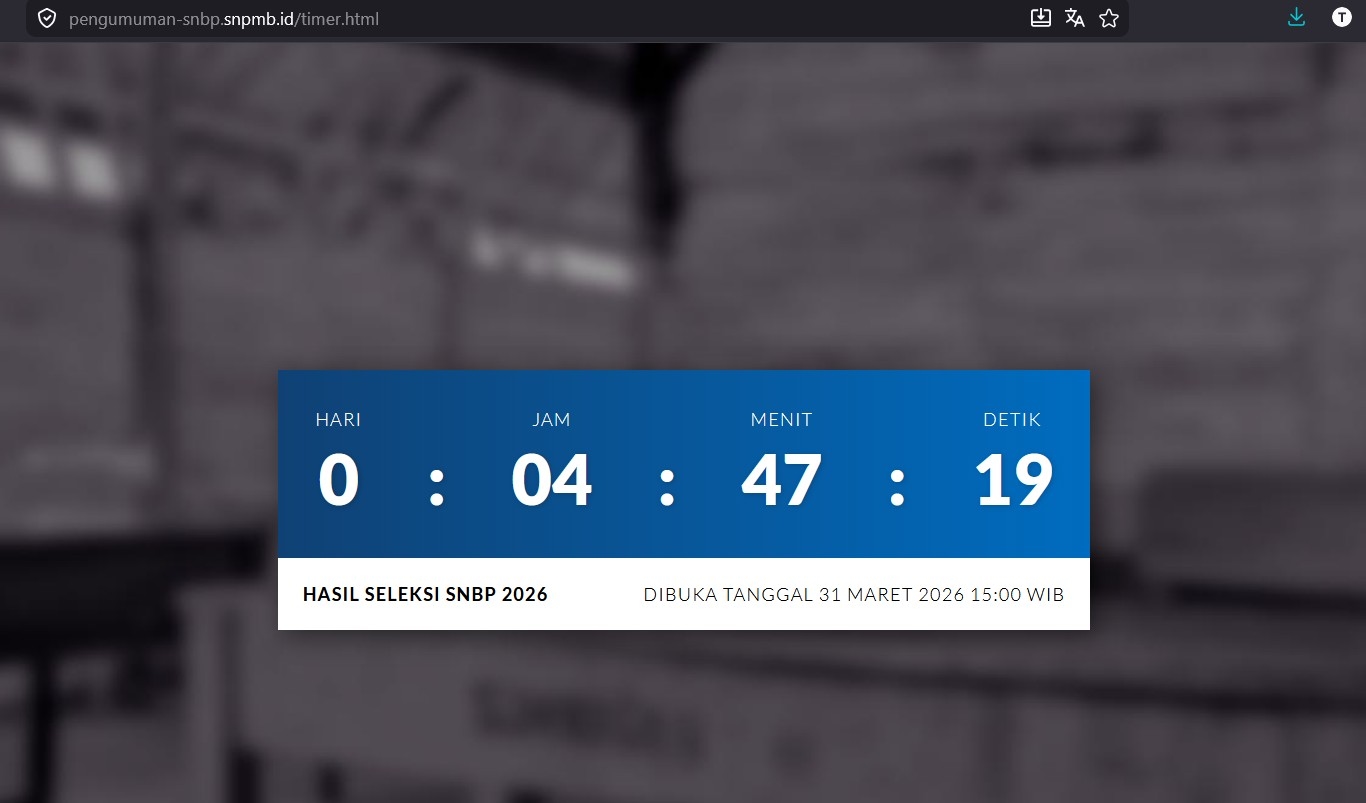Selamat! Cara Cek Hasil SNBP 2026 di 45 Link, Jika Lolos Header Biru, Tidak Lolos Header Merah