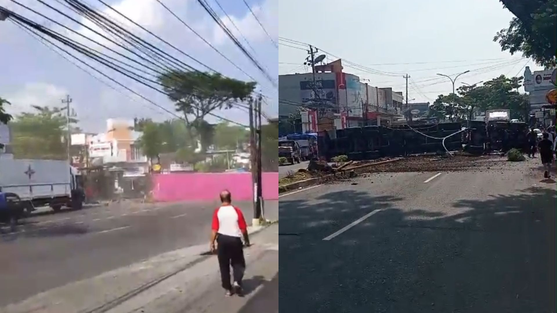 Tragedi Silayur, Truk Tronton Diduga Langar Aturan Jam Oprasional Seruduk Motor Dan Mobil di Depan RS Permata Medika Semarang