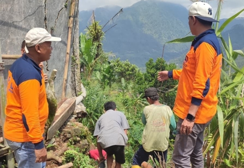 Hujan Deras Picu Longsor di Purbalingga, 2 Rumah Rusak, 7 Orang Mengungsi