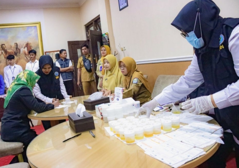 Wujudkan Purbalingga Bersinar, Seluruh Anggota DPRD Jalani Tes Urine Mendadak