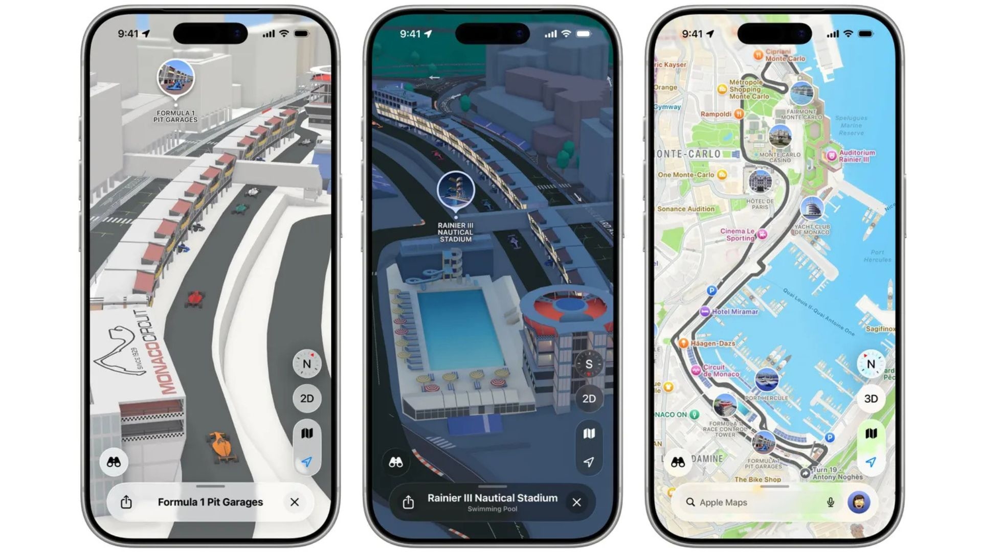 Apple Maps Aktifkan Fitur 3D Sirkuit Monaco untuk Meriahkan Grand Prix F1 Akhir Pekan Ini
