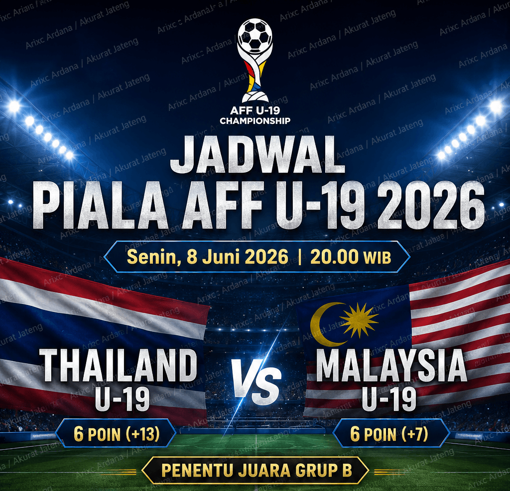 Jadwal Siaran Langsung Piala AFF U19 Hari Ini: Thailand vs Malaysia Jadi Penentu Juara Grup B, Singapura Tantang Brunei