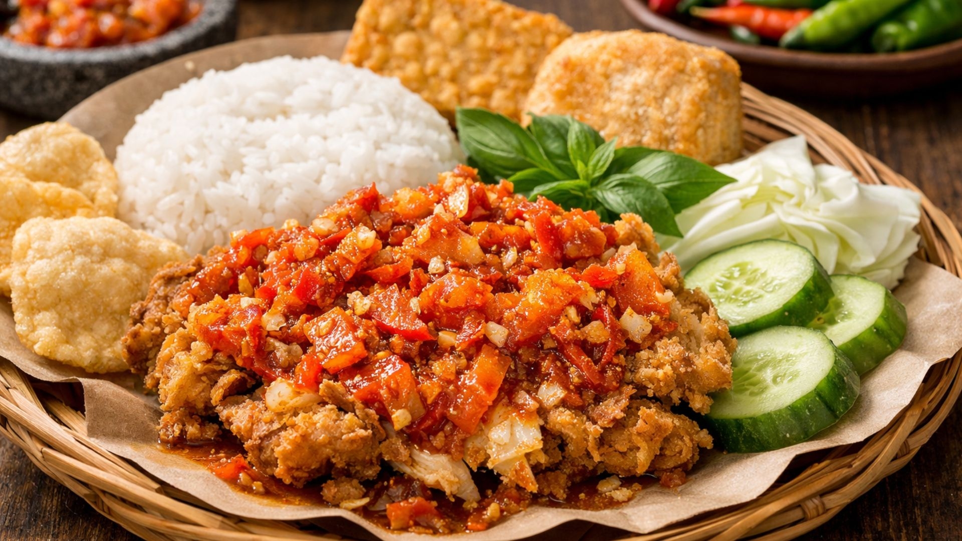 Bukan Sekadar Dioles Sambal! Ini Definisi Ayam Geprek Khas Jogja yang Hancur Lebur di Cobek