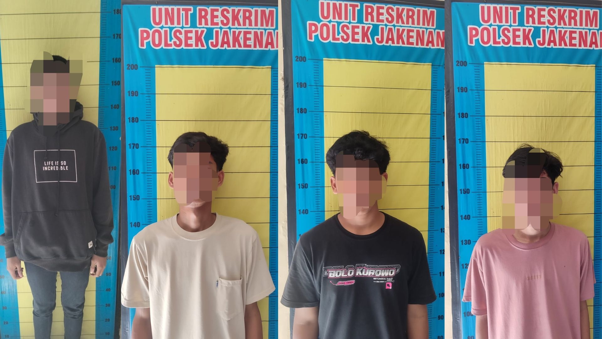 Polsek Jakenan Ungkap Kasus Perusakan Warung Kopi di Pati, Empat Pelaku Diamankan
