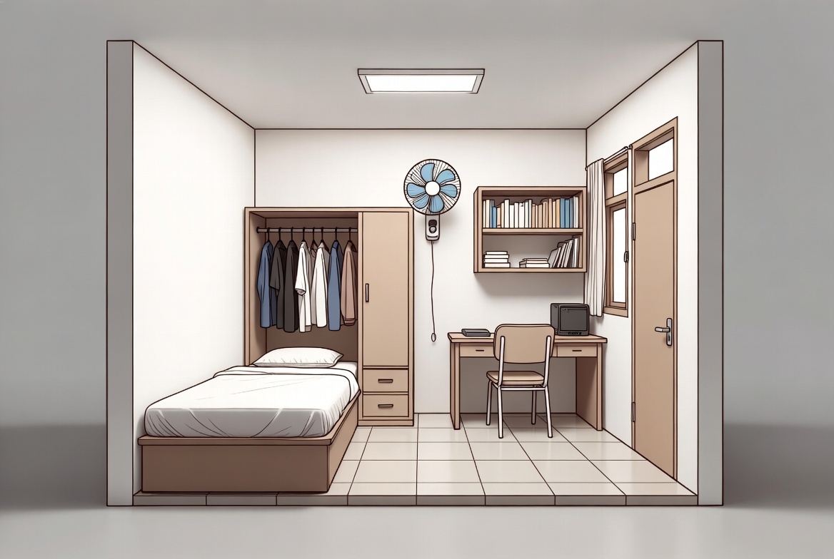 Sulap Kamar Kost 3x2 Jadi Hunian Nyaman: Panduan Lengkap untuk Mahasiswa