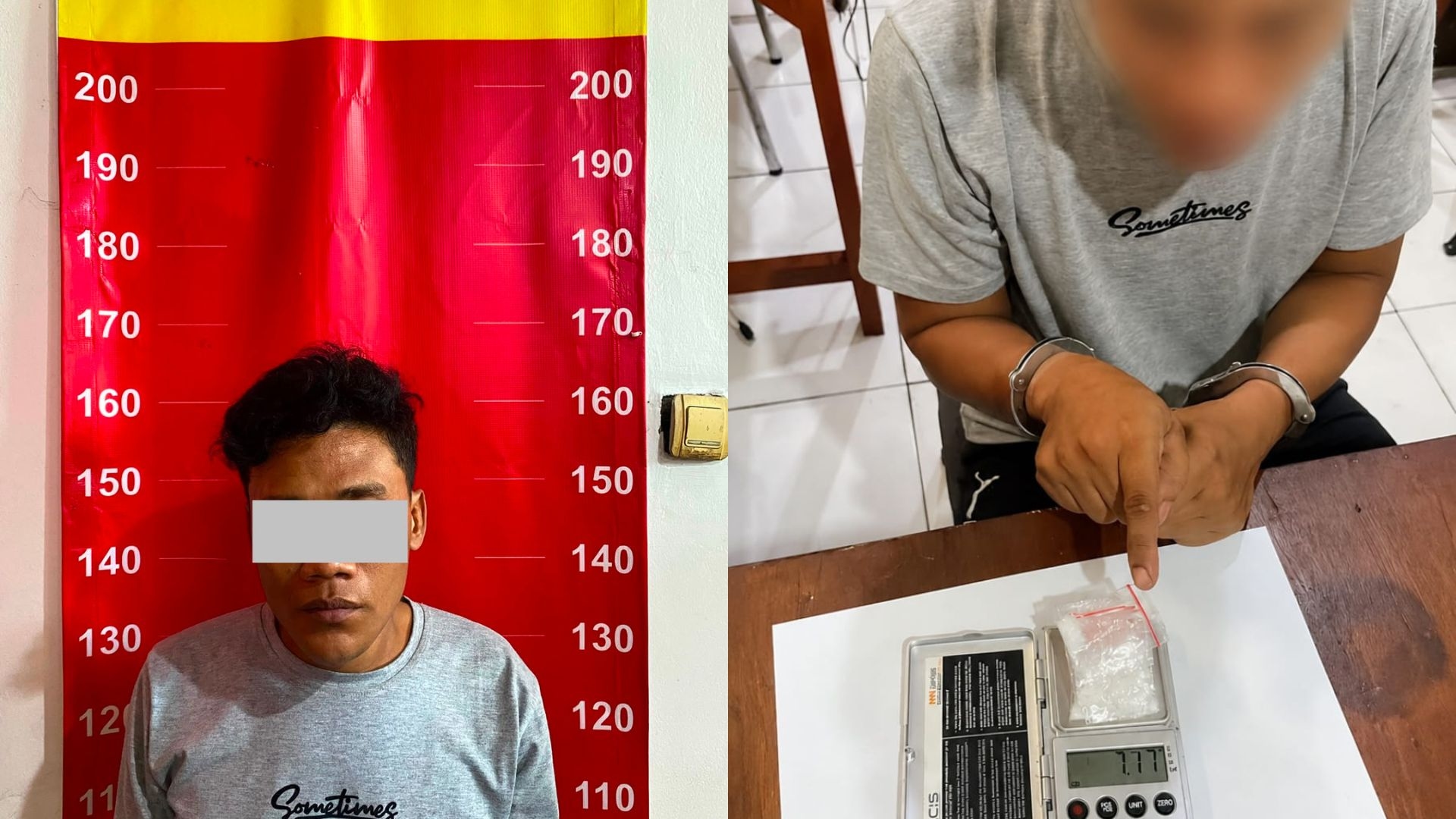 Kabur Lewat Belakang Rumah, Pria di Tembalang Diciduk Bawa 15 Paket Sabu