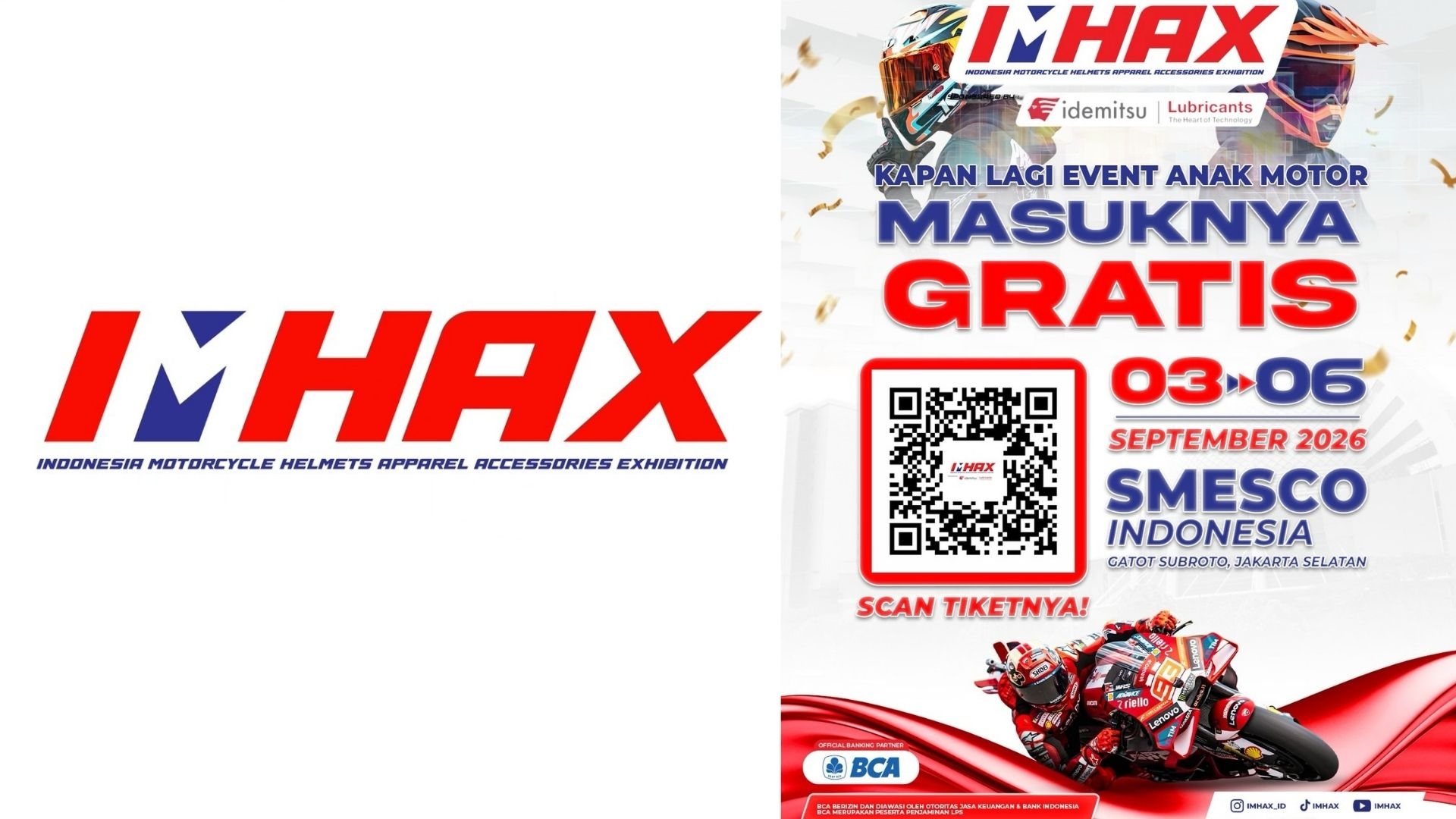 IMHAX 2026 Digelar 3–6 September di SMESCO Jakarta, Puluhan Brand Siap Meramaikan
