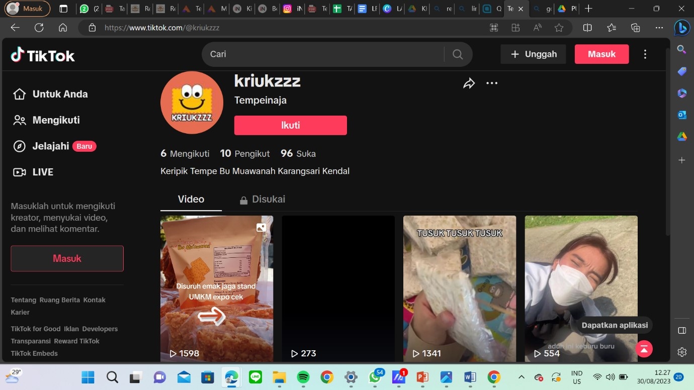Tim KKN Undip Ajarkan Digitalisasi Konten Kreatif Melalui Platform Tiktok Sebagai Bentuk Perubahan Society 5.0