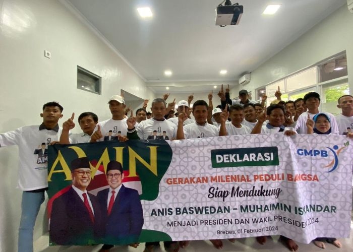 Gerakan Milenial Peduli Bangsa Deklarasi Dukung Anies-Muhaimin, Ajak Lintas Golongan Muda dan Tua Menangkan AMIN