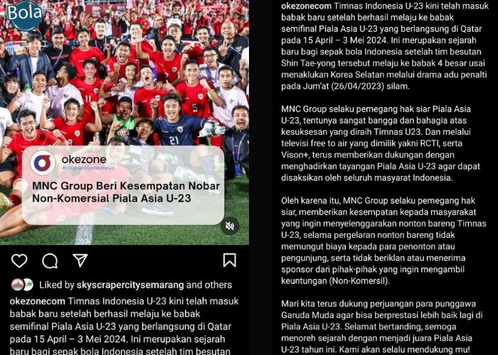 Setelah Sempat Diserang Komentar Pedas Netizen +62 yang Budiman, MNC Group Luluh dan Mengijinkan Adanya Nobar Asal...