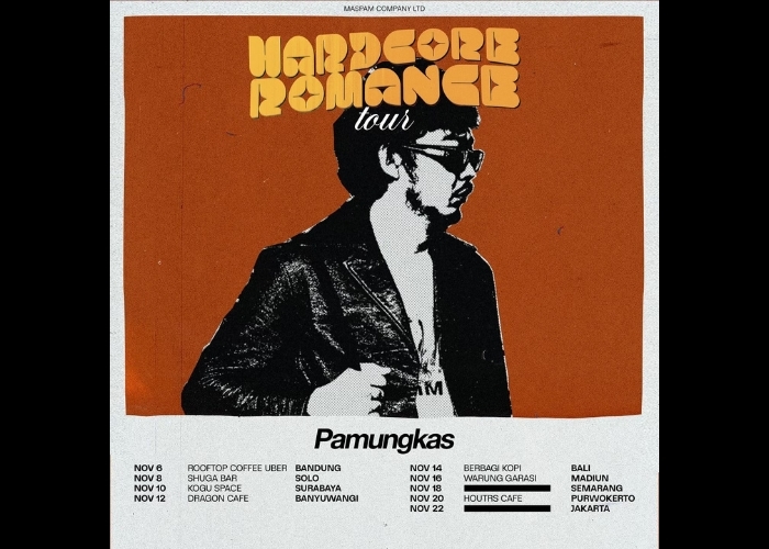 Event Vibes! Musisi Pamungkas Siap Guncang 9 Kota di Indonesia dalam Konser Megah Hardcore Romance Tour