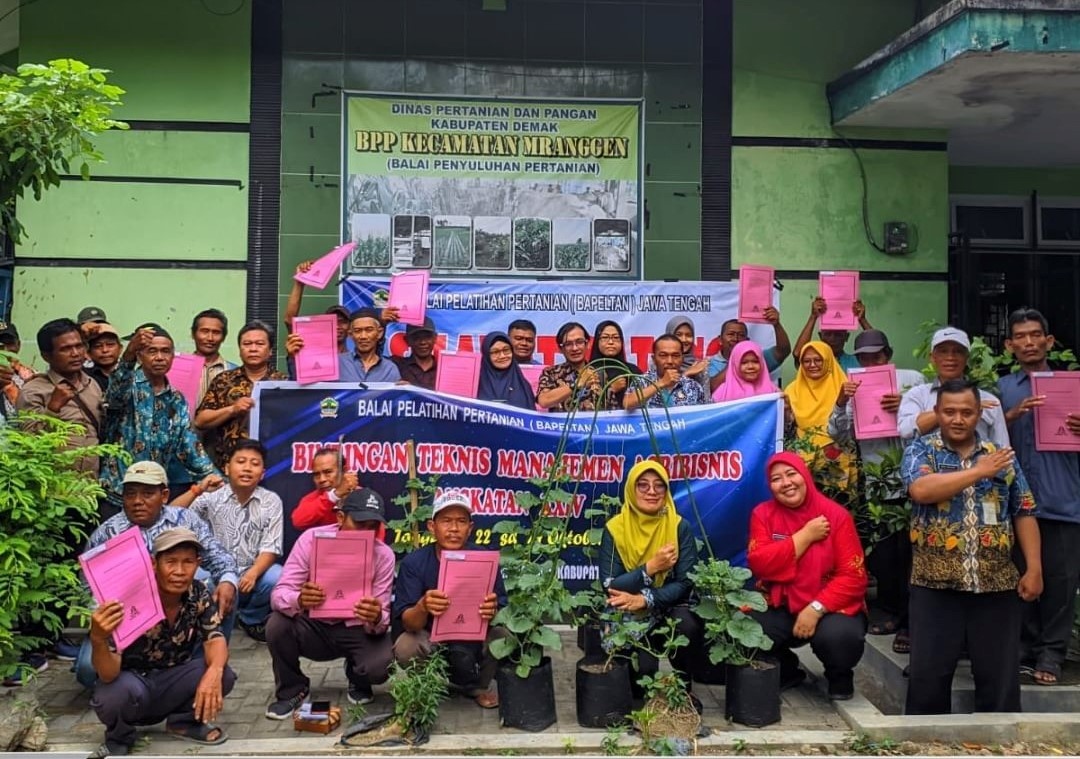 Dinas Pertanian Berikan Bintek Manajemen Agribisnis untuk Petani Tembakau di Kecamatan Mranggen