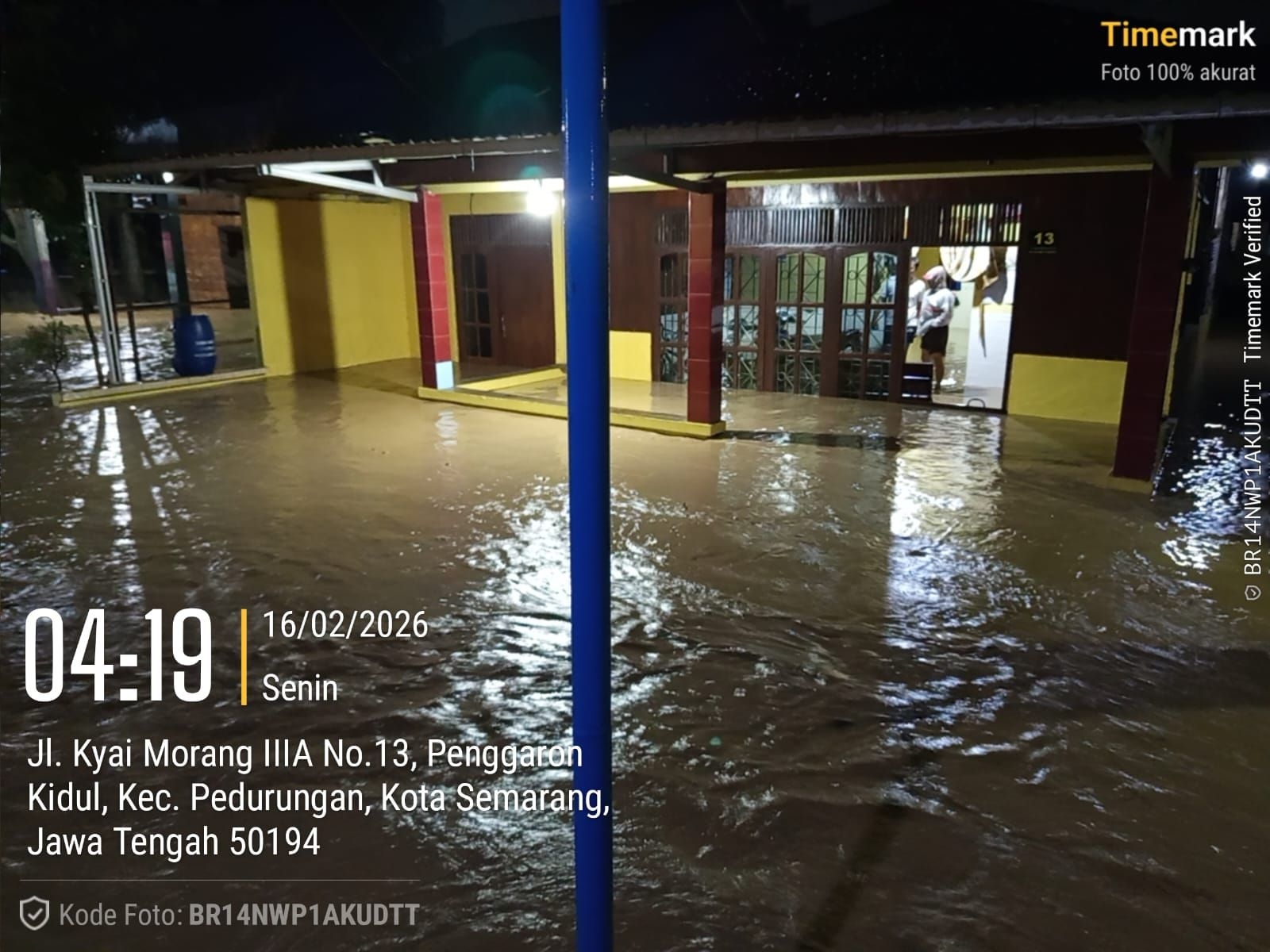 Banjir Luapan Sungai Babon Rendam Penggaron Kidul, Air Setinggi 70 Sentimeter