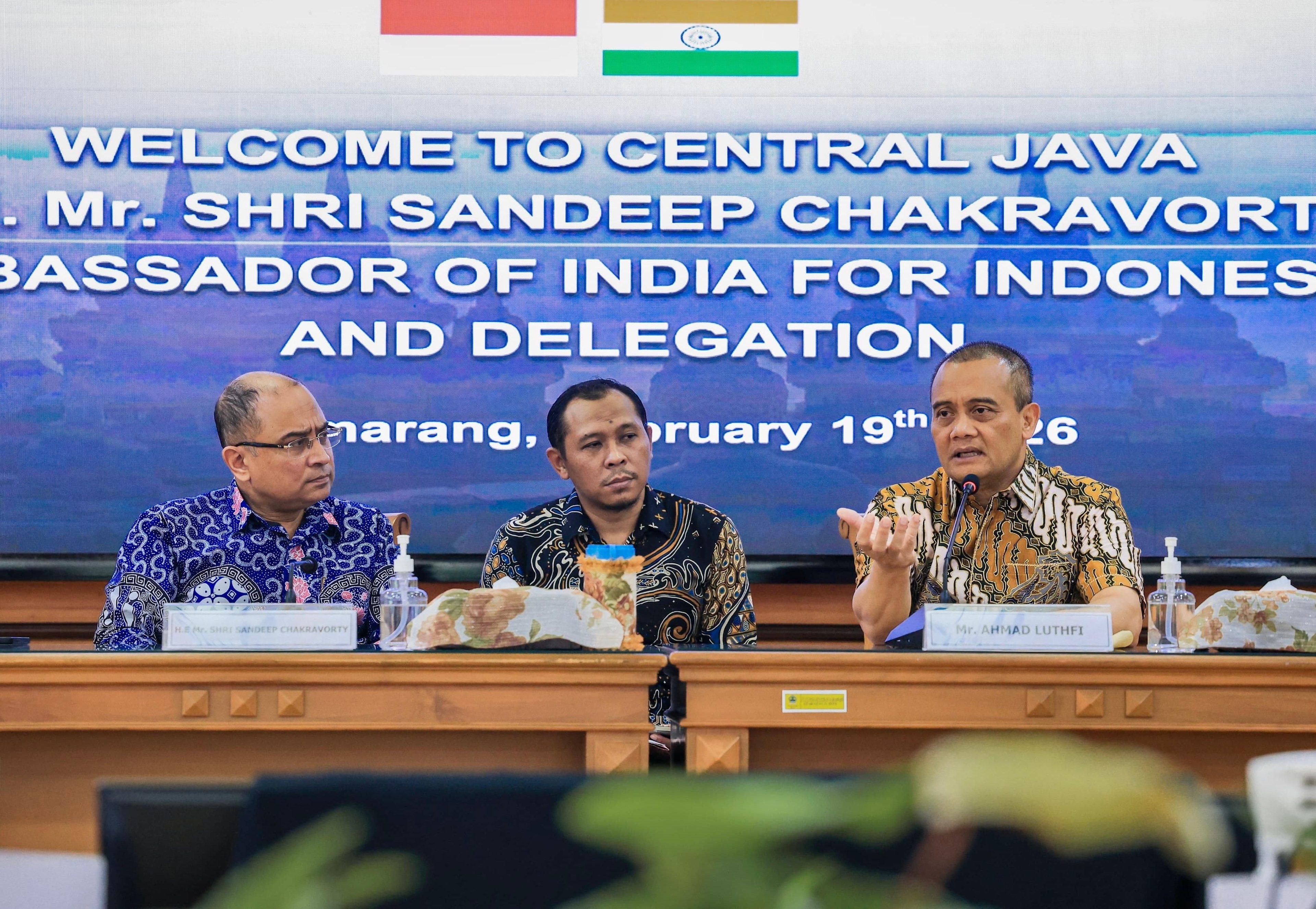 India Ditawari Investasi Hijau hingga Industri Medis, Pemprov Jateng Siap Jadi Mitra Strategis