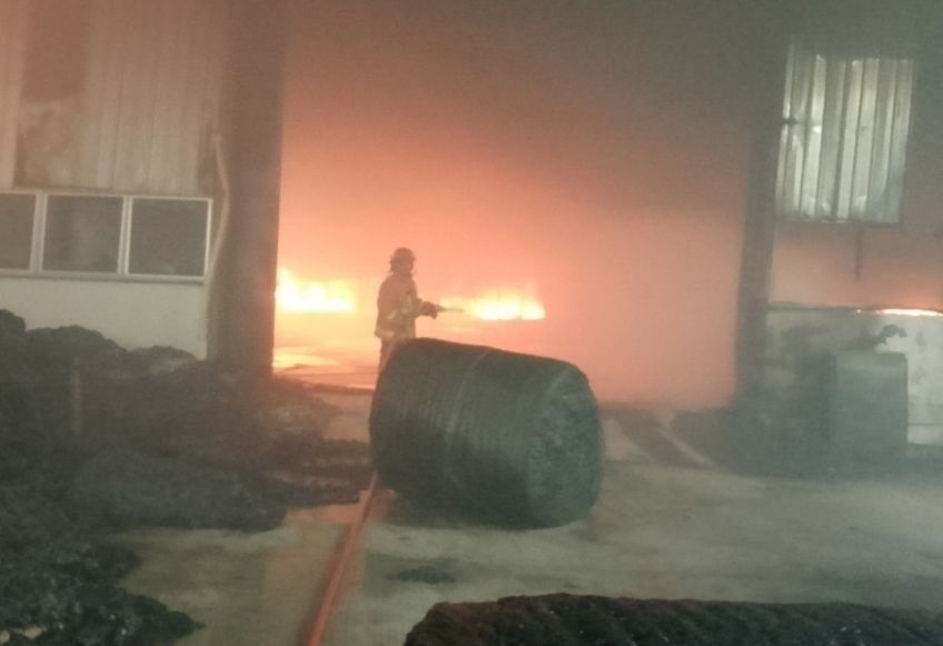 Kebakaran Pabrik Busa Jepara, Dua Karyawan Luka Bakar Serius Dilarikan ke RS