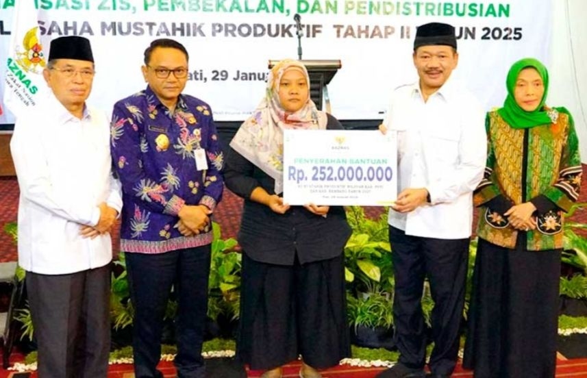 40 UMKM Pati Terima Bantuan Modal Rp 120 Juta dari Baznas Jateng