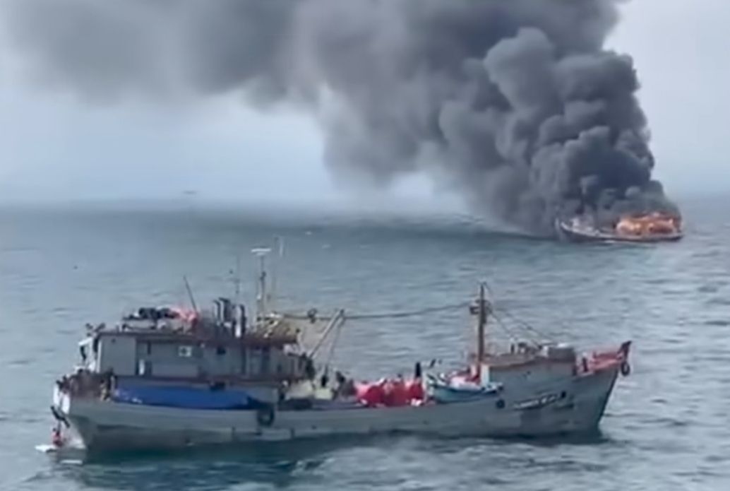 Kebakaran Kapal KM Marina 7, ABK Asal Pekalongan Tewas, Dua Orang Belum Ditemukan