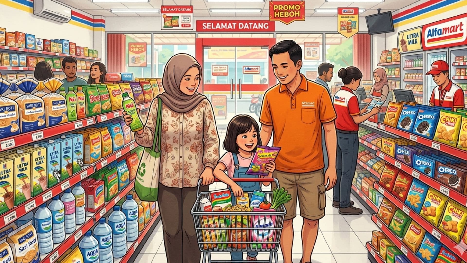 Promo Alfamart Sabtu 21 Maret 2026: Mudik Asyik, Ice Cream Fair, dan Noodle Fair Sambut Lebaran