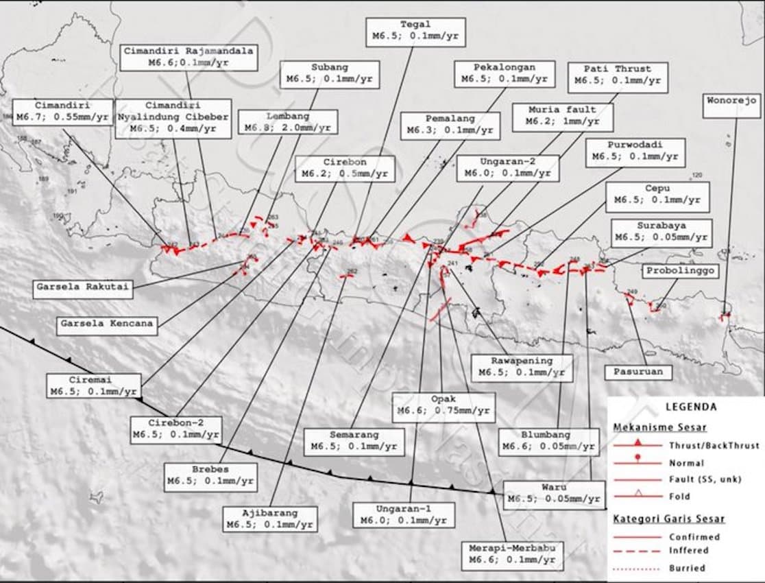 Sejarah Rembang Pati Blora Luluh Lantak Dihantam Gempa 6,8 Magnitudo Akibat Sesar Naik Pati (Pati Thrust), Kerusakan Capai 500 KM!