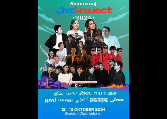 Event Vibes! Semarang Siap Diguncang Penampilan Musisi yang Keren dalam Live Project 2024! Mulai dari Raisa, HIVI!, IDGITAF Hingga Tulus