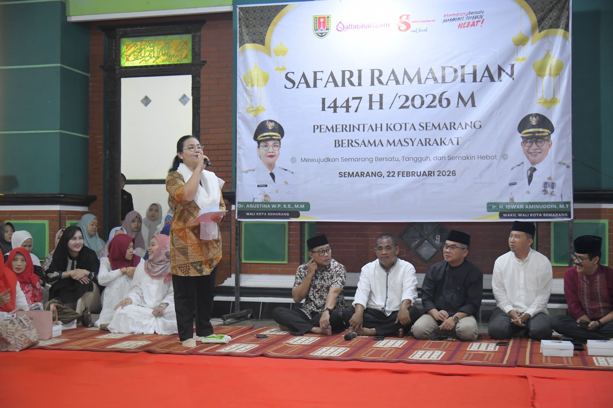 Lanjutkan Safari Ramadan, Wali kota Agustina Ajak Warga Perkuat Kebersamaan dan Sukseskan MTQ Nasional 2026
