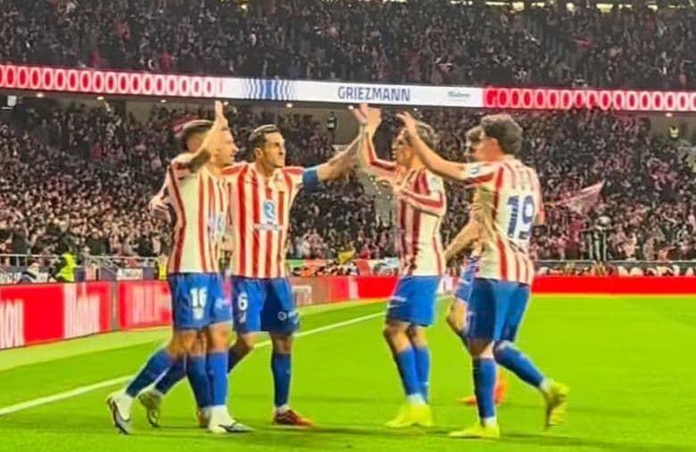 Atletico Madrid Menggila, Bantai Barcelona 4-0 di Leg Pertama Semifinal Copa del Rey
