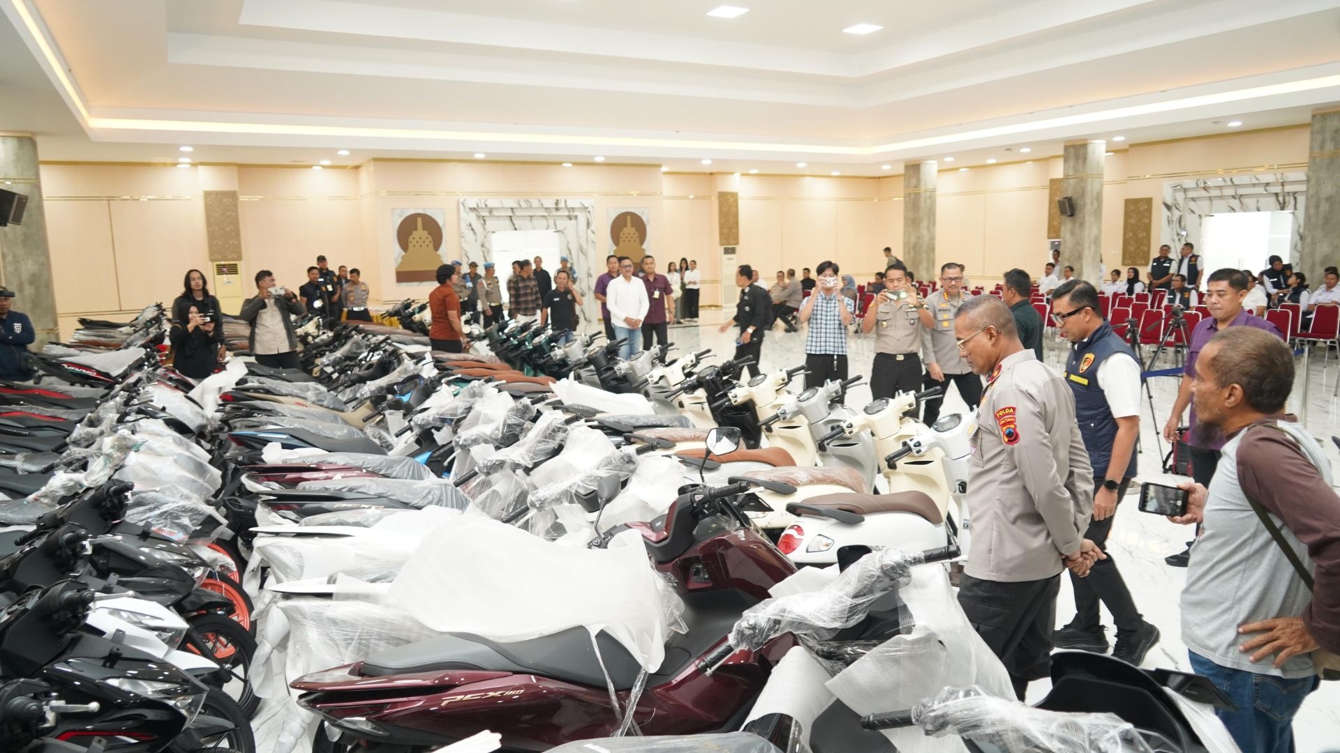 87 Motor Bikin 10 Leasing Rugi 1M, Polda Jateng Bongkar Sindikat Penadah Motor Kreditan Lintas Provinsi