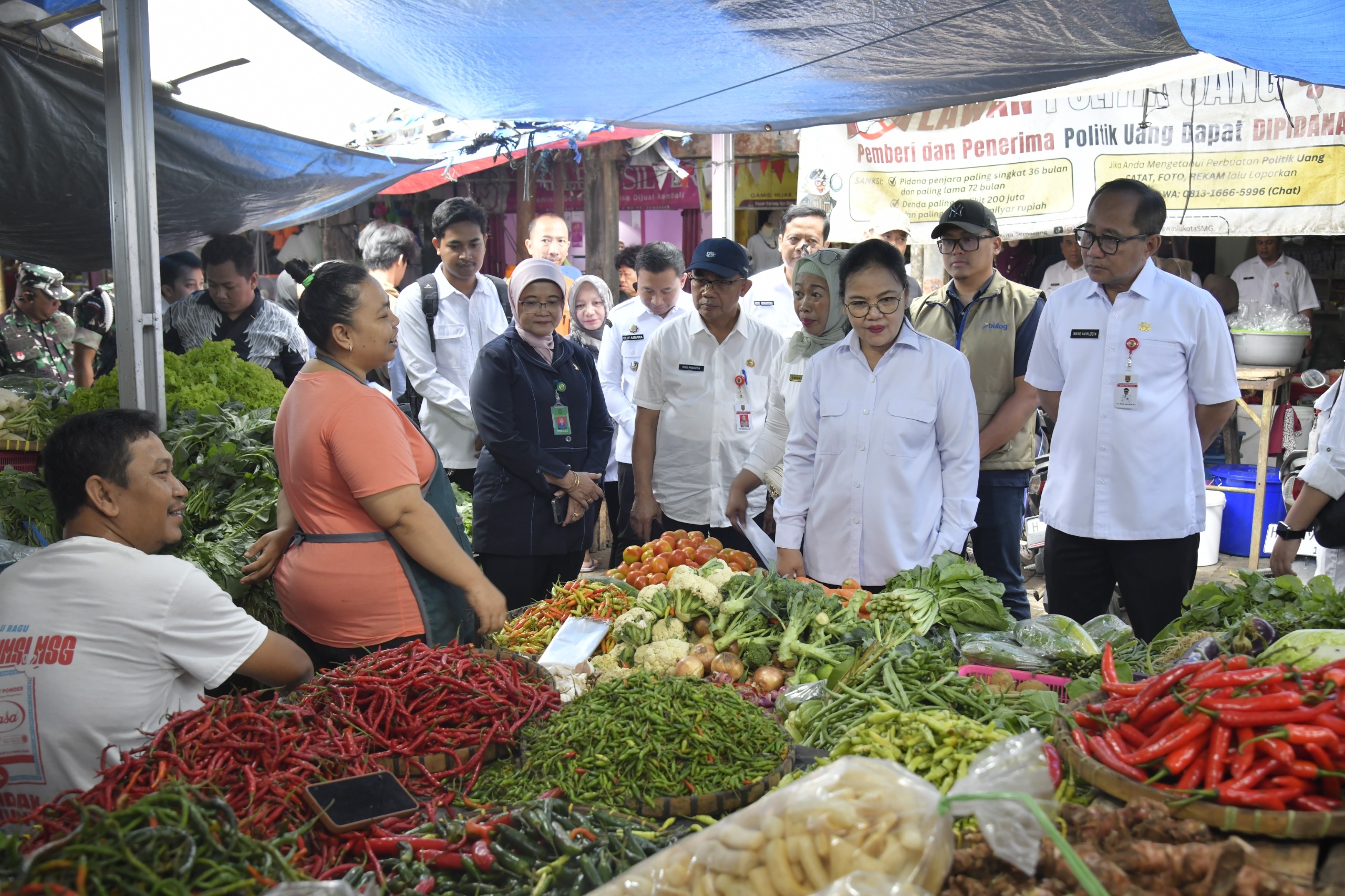 Jelang Lebaran, Harga Cabai Meroket! Wali Kota Semarang Turun Langsung Cek Stok dan Stabilitas Bapokting
