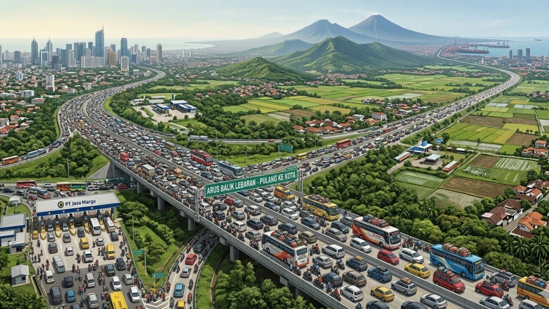 Arus Balik Lebaran 2026 Diprediksi Dua Gelombang, Simak Tips Agar Perjalanan Lancar