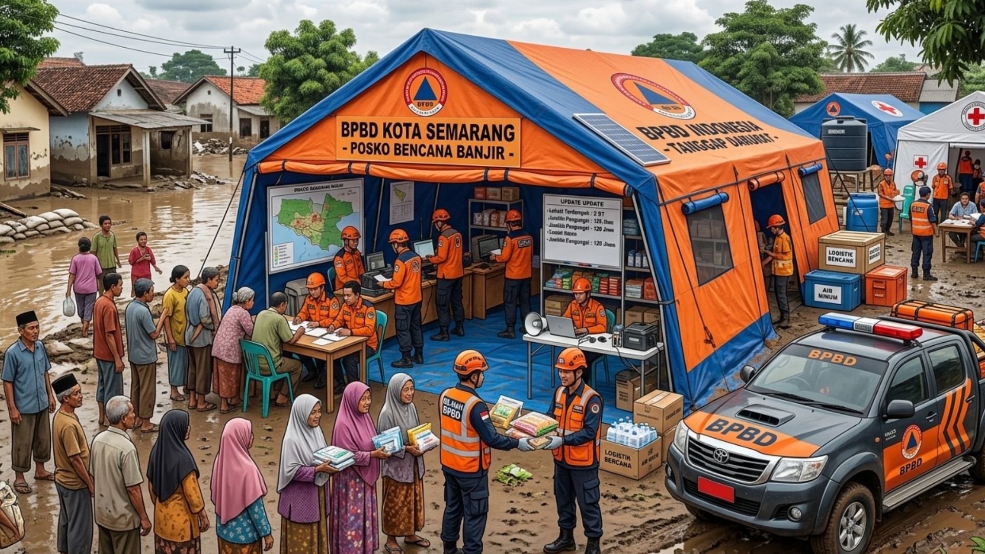 Siaga Bencana Lebaran 2026: BPBD Jateng Dirikan 72 Posko di 34 Kabupaten/Kota