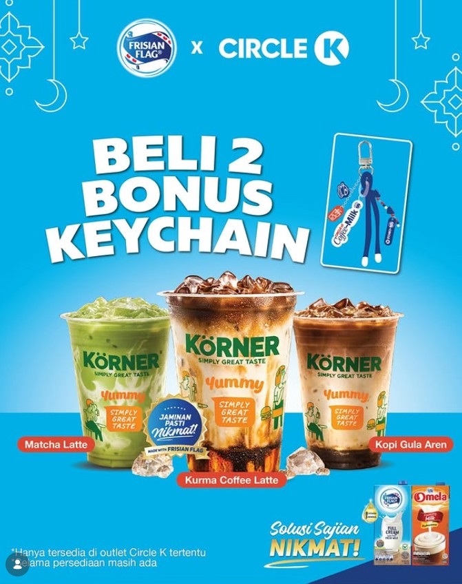 Promo Circle K 16-31 Maret 2026: Beli 2 Minuman KÖRNER, Dapatkan Keychain Eksklusif