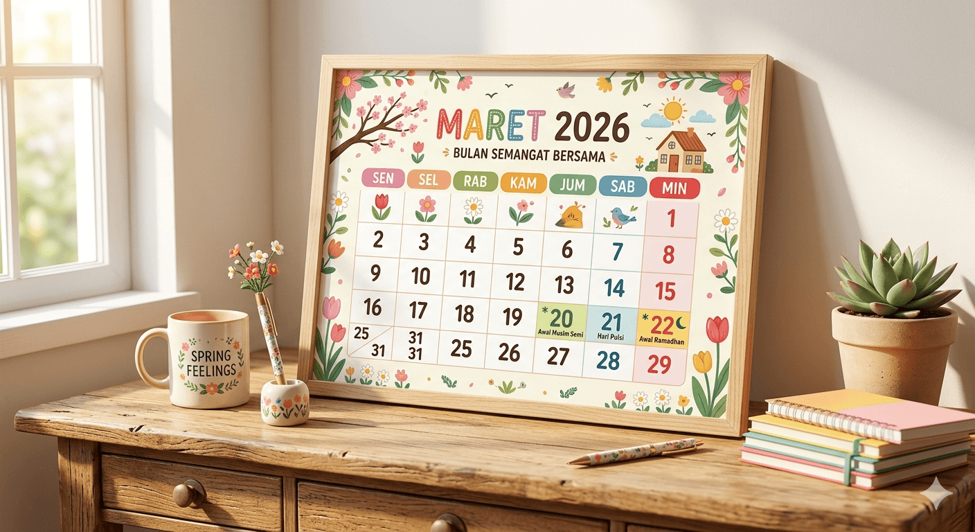 Kalender Jawa 24 Maret - 31 Maret 2026: Cek Weton dan Neptu Akhir Bulan Ini, dari Selasa Kliwon hingga Selasa Pahing