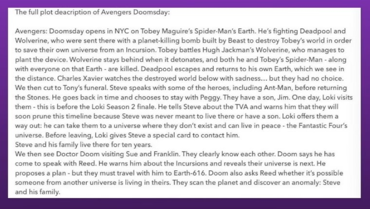 Bocoran Plot 'Avengers: Doomsday' Beredar! Spider-Man Tobey Maguire Tewas, Doom Bikin Battleworld