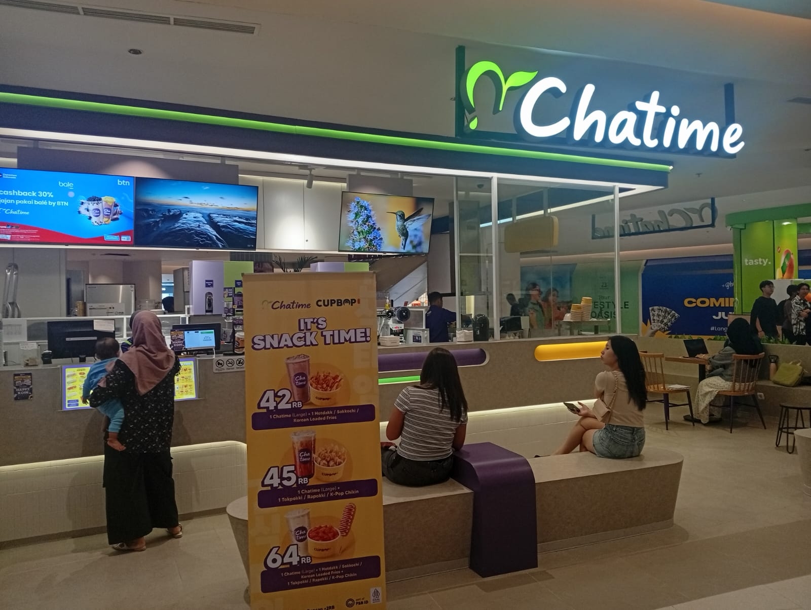 Chatime dan Cupbop Resmi Hadir di 23 Semarang, Sajikan Minuman Kekinian dan Korean Snack Favorit