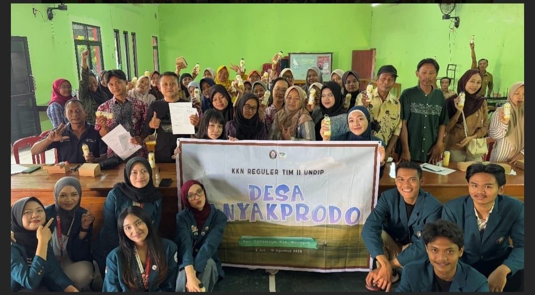 Dampingi UMKM Banyakprodo, Mahasiswa Undip Gelar Program Multidisiplin "Bertumbuh, Berkembang, Berdaya Saing"