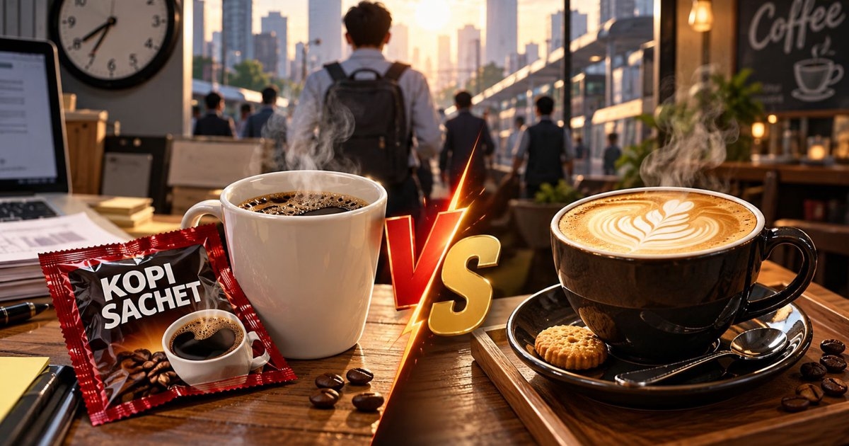 Senin Ngantuk: Kopi Saset atau Kopi Cafe, Sih? Ini Jawaban Jujurnya
