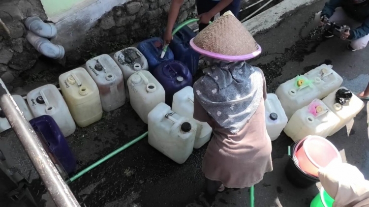 Lima Kecamatan di Temanggung Mulai Dilanda Kekeringan, BPBD Bergerak Droping Air Bersih