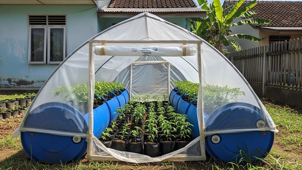 Modal Barang Bekas! Inilah 5 Ide Greenhouse Mini Kreatif Agar Panen Cabai Melimpah di Lahan Sempit
