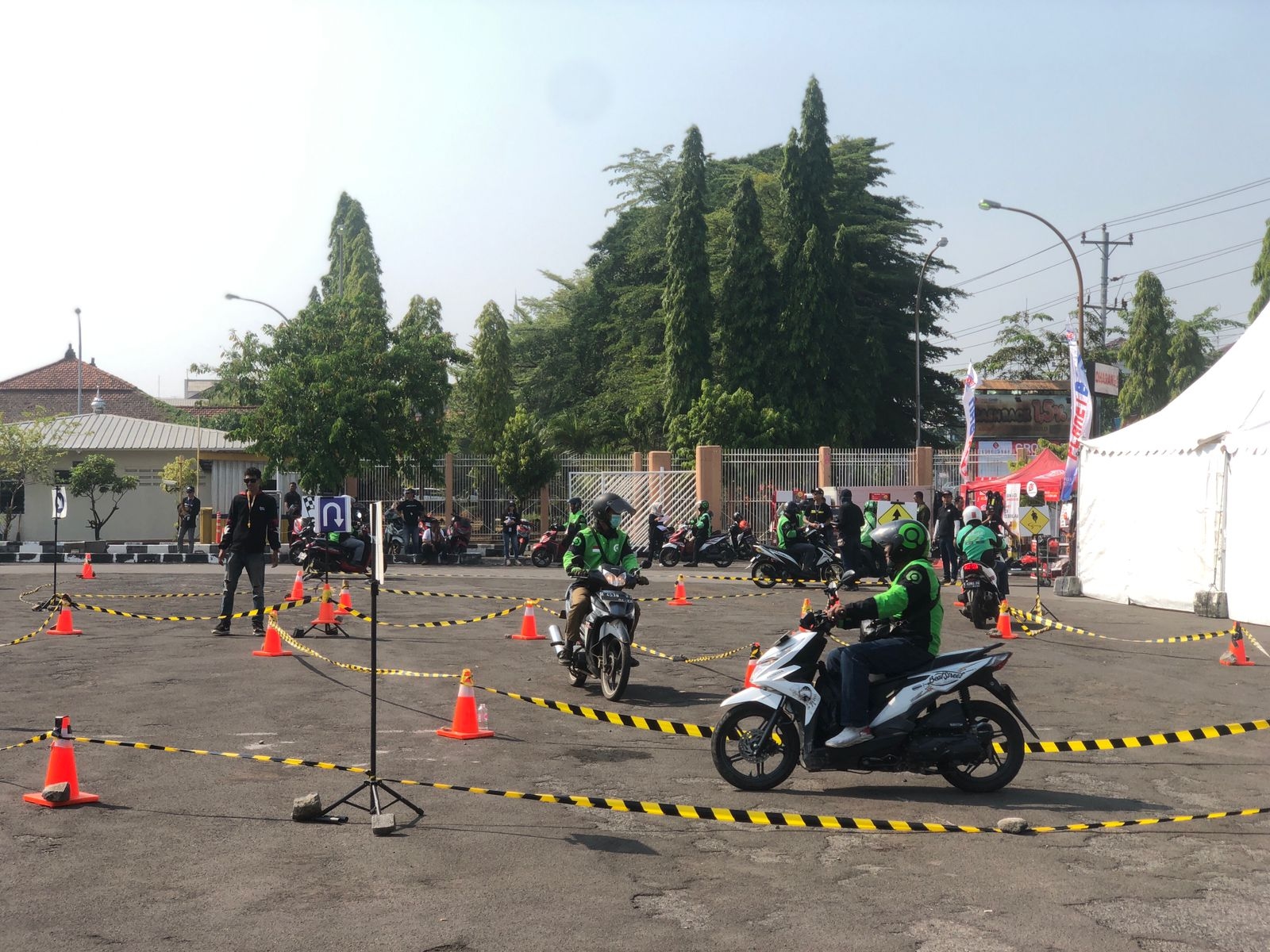 800 Driver Gojek Semarang Ikuti Pelatihan Berkendara Aman