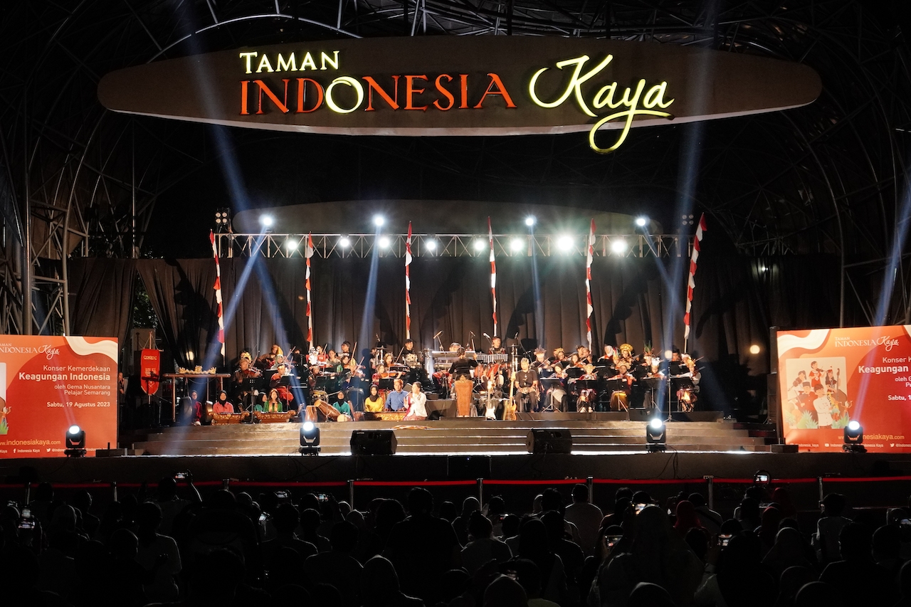 Konser Kemerdekaan Keagungan Indonesia, Taman Indonesia Kaya Hadirkan Ratusan Talenta Pelajar