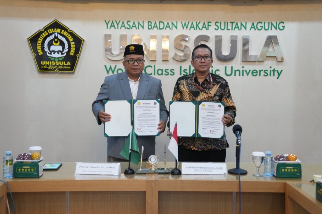 Sinergi Unissula – Unikal, Perluas Kolaborasi Tridarma Perguruan Tinggi