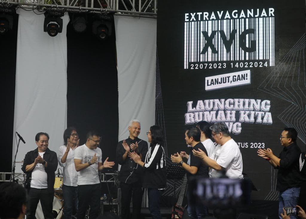Resmikan Rumah Kreatif Extravaganjar, Cerita Ganjar Jual Celana Demi Nonton Konser