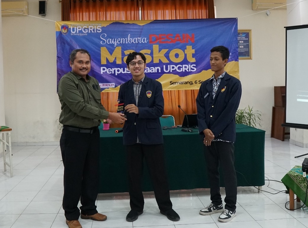 Lutfi Anwar Asrori Juara Umum Lomba Sayembara Desain Maskot Perpustakaan UPGRIS