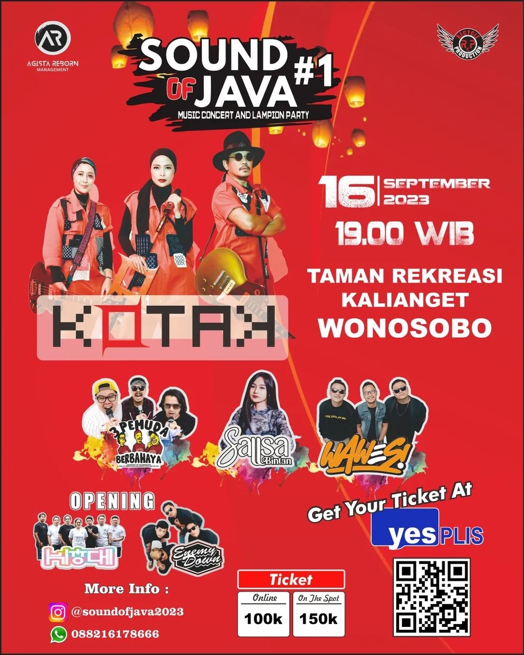 Sound of Java Siap Menghibur Masyarakat Wonosobo, Akan Ada Pesta Lampion Juga