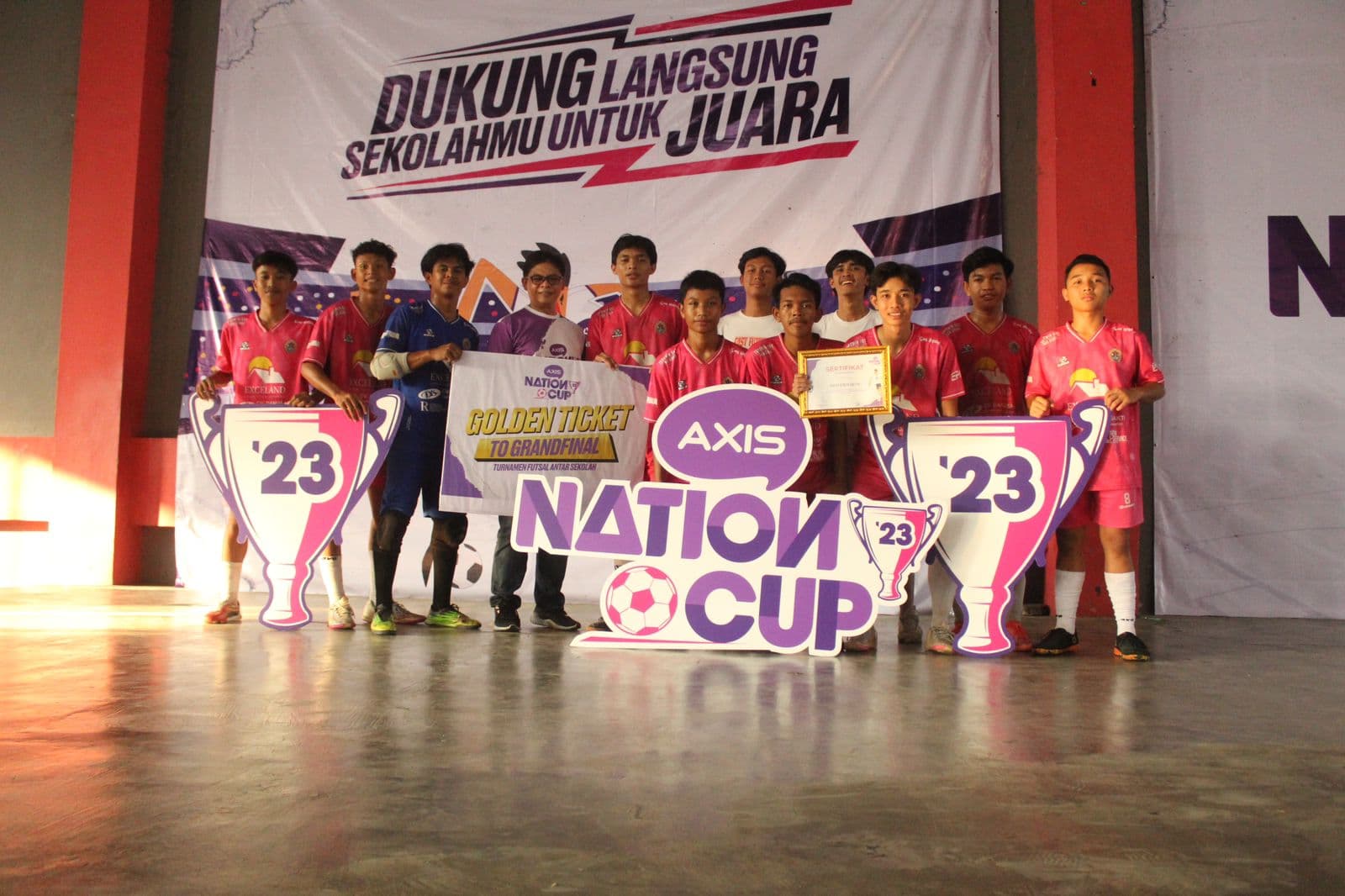 Sisihkan 240 Sekolah, SMAN 11 Semarang Raih Tiket Grand Final Turnamen Futsal Pelajar AXIS Nation Cup 2023