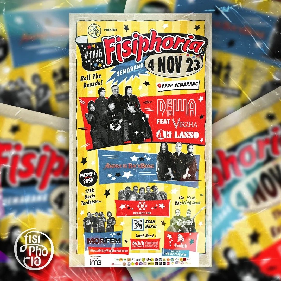 Dewa 19 dan Ari Lasso Akan Tampil Dalam Event Musik Bertajuk FISIPHORIA